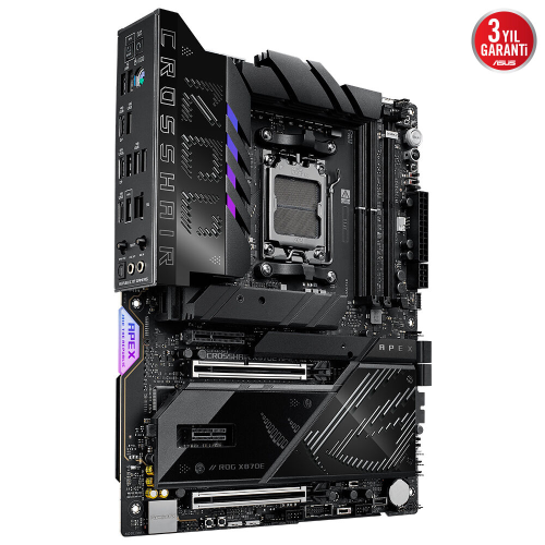 ASUS ROG CROSSHAIR X870E APEX, 2xDDR5, 5xM.2, 2xDP, Type-C, PCIe 5.0, 2xWi-Fi 7, Bluetooth v5.4, AM5 Soket GAMING Anakart
