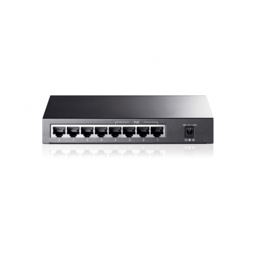 TP-LINK TL-SG1008P, 8 Port, GigaBit, 4 Port PoE, 55W, Yönetilemez, Metal Kasa, Masaüstü Switch