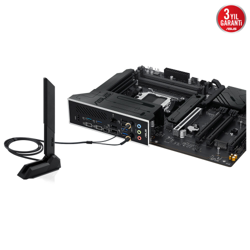 ASUS X870 MAX GAMING WIFI7, 4xDDR5, 3x M2, HDMI, DP, Type-C, Wi-Fi 7, Bluetooth v5.3, AM5 Soket GAMING Anakart
