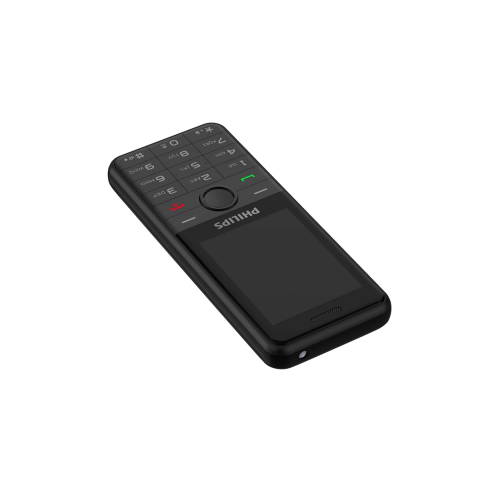 PHILIPS Xenium E172, 32Mb, Siyah, 32Mb Ram, 2,4inc Ekran, Arka Kamera, Çift Sim Desteği, FM Radyo, 1700mAh Pil, El Feneri, Türkiye KVK Garantili