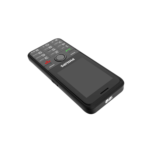 PHILIPS Xenium E6500, 128Mb, Siyah, 48Mb Ram, 2,4inc Ekran, Arka Kamera, 4G Çift Sim Desteği, FM Radyo, 1700mAh Pil, El Feneri, Türkiye KVK Garantili