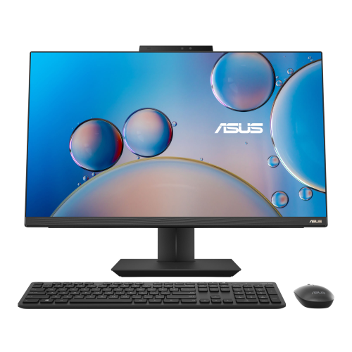 ASUS A5702WVARK-I58512B0D_UPG, Ultra 5-120U, 27" FHD Ekran, 24Gb DDR5 Ram, 512Gb SSD, Wi-Fi 6, Type-C, Paylaşımlı Ekran Kartı, Free Dos, All In One PC, (Black)