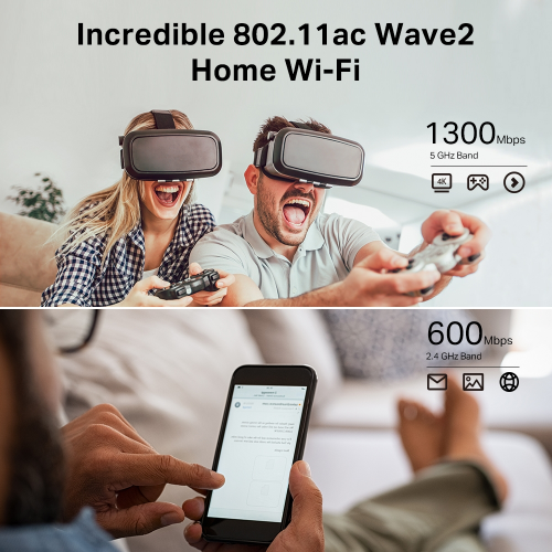 TP-LINK ARCHER C80, AC1900, 4Port, 1900Mbps, Dual Band MU-MIMO WiFi, Masaüstü, Gigabit, Router, Access Point