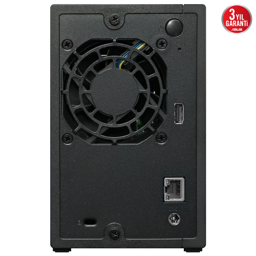 ASUSTOR AS1102TL, 1Gb DDR4 Ram, 2 Yuvalı (2x22TB Destek), 1x2.5GbE Network, USB 3.2, USB 2.0, Tower NAS (Yedekleme) Cihazı