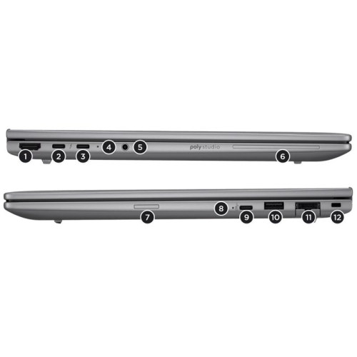 HP B30HJES, ZBook 8 G1i, Ultra 9-285H 16" WUXGA IPS, 32Gb DDR5 Ram, 1Tb SSD, 4Gb Nvidia RTX 500 ADA Ekran Kartı, Windows11 Pro, Notebook İş İstasyonu (3 Yıl Yerinde Servis)