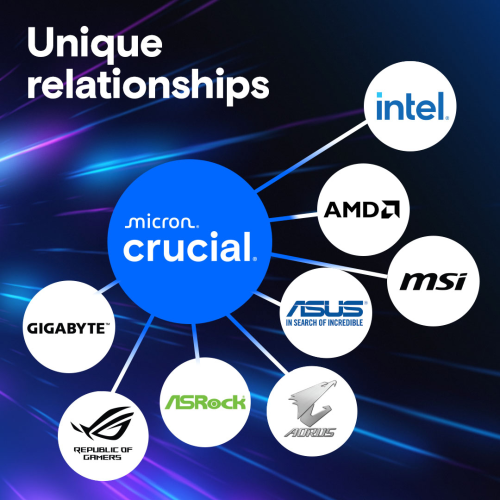 CRUCIAL CP16G64C38U5B PRO, Overclocking, 16GB, DDR5, 6400MHz, CL38, 1.1V, XMP 3.0, Desktop Ram (Soğutuculu)