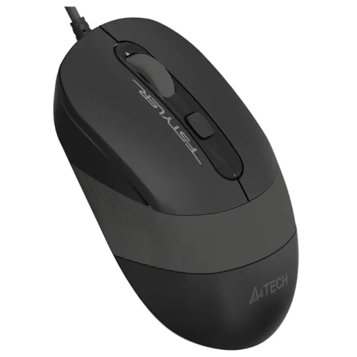 A4 TECH FM10, Siyah-Gri, V-Track, 1600dpi, 4 Buton, Usb Kablolu, Optik Mouse