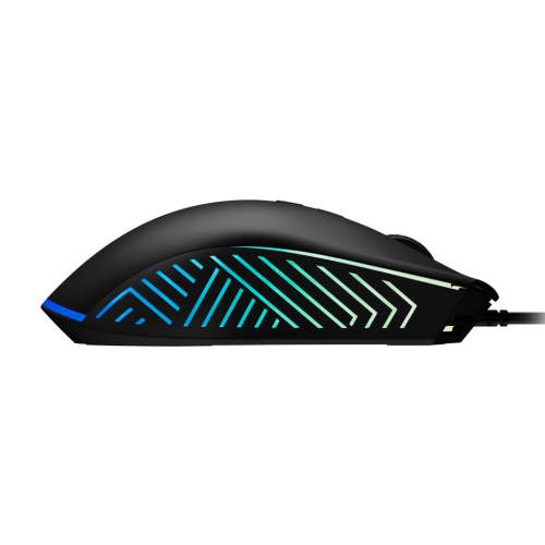 GAMDIAS ZEUS E4, RGB Aydınlatma, USB Kablolu,  7 Tuşlu, Gaming Mouse, 7.200 DPI, Siyah