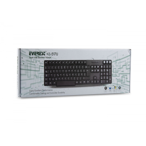 EVEREST KB-517U F Standart KLAVYE USB (S)