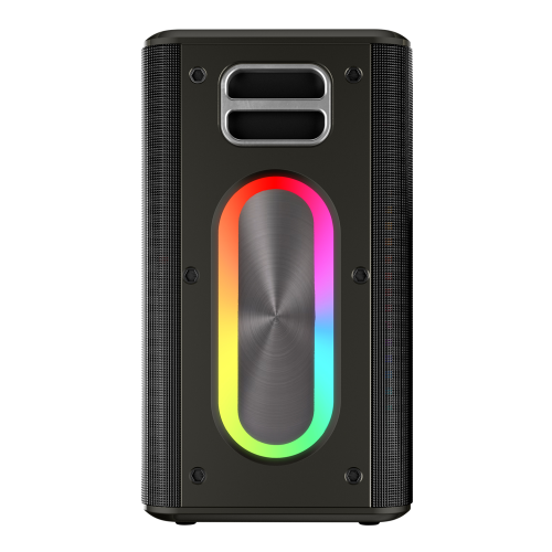 MICROLAB M60 Vega, 100W, Taşınabilir, BT/USB/AUX/TF/Type-C, RGB Işıklı, 15000mAh Batarya, 2adet Mikrofon, Karaoke/Parti, Bluetooth Speaker,