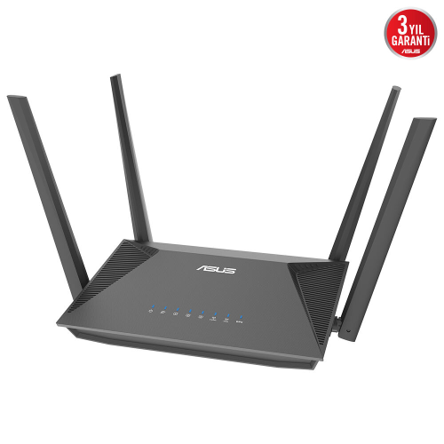 ASUS RT-AX52 Pro, AX3000, 3 Port, 3000Mbps,  Dual Band, WİFİ 6, AiMesh, Extendable Router