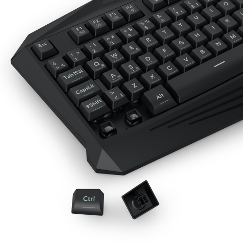 T-DAGGER TANKER, T-TGK106, USB Kablolu, Türkçe Q, Rainbow Backlight, Membran Tuşlar, 104 Tuşlu, Gaming Klavye