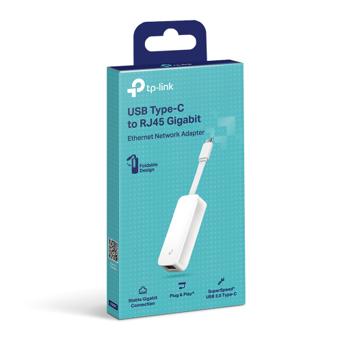 TP-LINK UE300C(UN), GigaBit, Type-C to RJ45, Ethernet Kartı