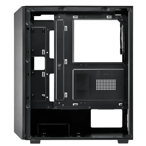 VENTO VG3400S Mid Tower, Siyah, Temperli Cam, RGB, ATX GAMING KASA (PSU YOK)