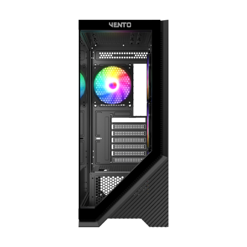 VENTO VG4202FL Mid Tower, 850W 80+ Siyah, Temperli Cam, RGB, ATX GAMING KASA