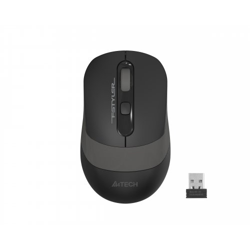 A4 TECH FG10S (Grey) SILENT FSTYLER 2,4Ghz  Kablosuz Optik Mouse, 10-15Metre, 4 Buton, Nano Alıcı