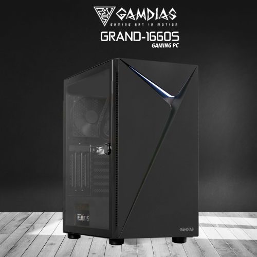 GAMDIAS GRAND-1660S, i5-11400F, 16Gb DDR4 Ram, 512Gb NVMe SSD, 6Gb GDDR6 GTX1660S Ekran Kartı, 500W Kasa, Free Dos GAMING PC