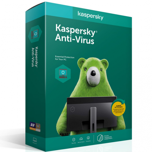 Kaspersky ANTIVIRUS 4 Kullanıcı , 1 YIL, Kutulu Ürün
