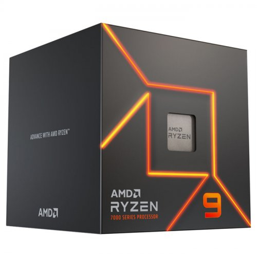 AMD RYZEN 9 7900 12 Core, 3,70-5.40GHz, 76Mb Cache, 170W,  AM5 Soket, BOX (Kutulu) (Grafik Kart YOK, Fan YOK)