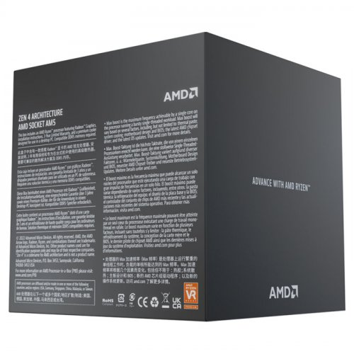 AMD RYZEN 9 7900 12 Core, 3,70-5.40GHz, 76Mb Cache, 170W,  AM5 Soket, BOX (Kutulu) (Grafik Kart YOK, Fan YOK)