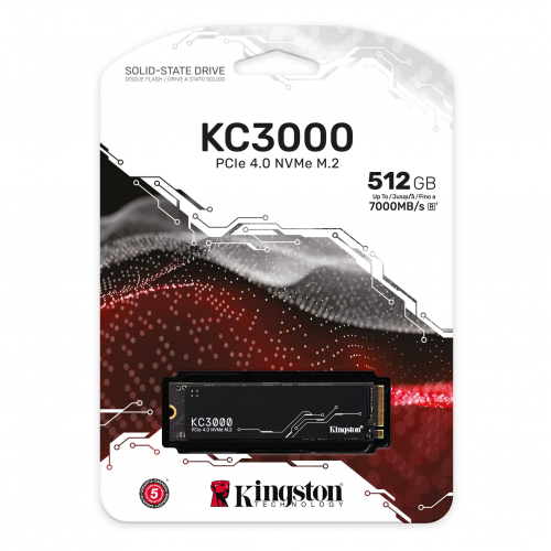 KINGSTON SKC3000S/1024G, KC3000, 1024Gb, 7000/6000, NVME PCIe M.2 SSD