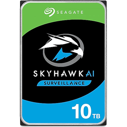 SEAGATE SKYHAWK AI, ST10000VE001, 3.5, 10TB, 256Mb, 7200Rpm, Güvenlik, HDD