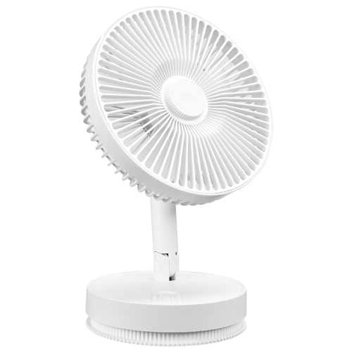 EVEREST EFN-600, BEYAZ, 4 Kademeli Hız, 8" Kanat, Masaüstü Kullanım, Taşınabilir, Dahili 2000mAh Bataryalı, Type-C Şarj Girişli, Kumandalı, Vantilatör