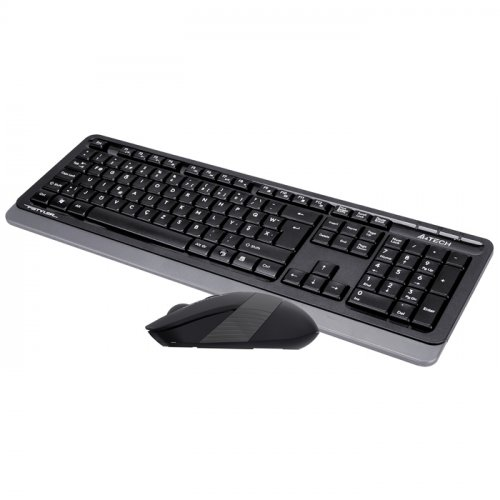 A4 TECH FG1010, Gri, FSTYLER, 2.4Ghz Kablosuz, Türkçe F, Klavye Mouse Set