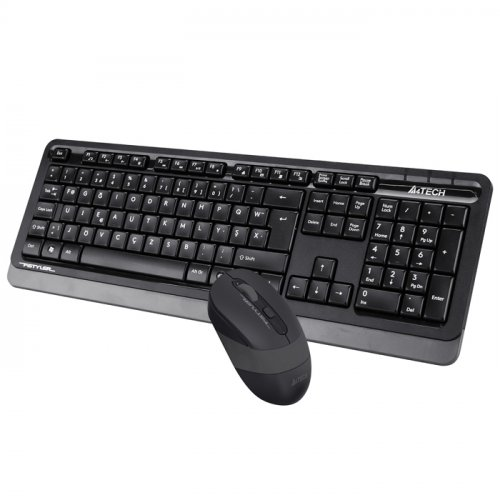 A4 TECH FG1010, Gri, FSTYLER, 2.4Ghz Kablosuz, Türkçe F, Klavye Mouse Set