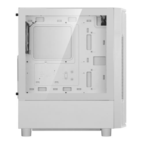 GAMDIAS ATHENA M6 Lite WH, 500W, Tempered Glass, Mesh, ARGB, ATX, White Edition, GAMING KASA