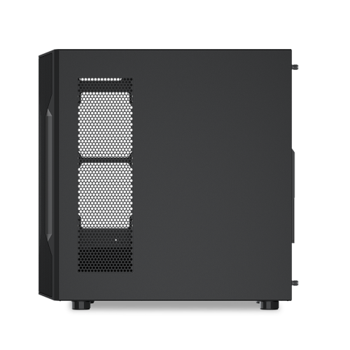 SAMA S40BK Black, H700BK 700W, 80 PLUS, Tempered Glass Panel, Mesh Ön Panel, Type-C, 4x120mm ARGB Fan, ATX, GAMING KASA