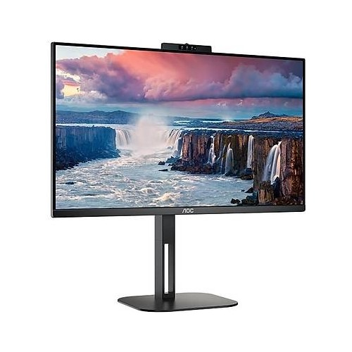 AOC 24V5CW/BK 23,8&quot; 1ms, 75hz, Full HD, HDMI, DP, USB, 2X5W Hoparlör, Pivot, IPS Panel Monitör