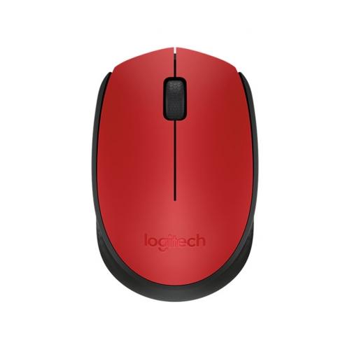 LOGITECH 910-004641, M171 Kırmızı, USB Nano 2,4G Kablosuz, 1000dpi, Optik, 3 Tuşlu, 12ay Pil Ömrü, Mouse