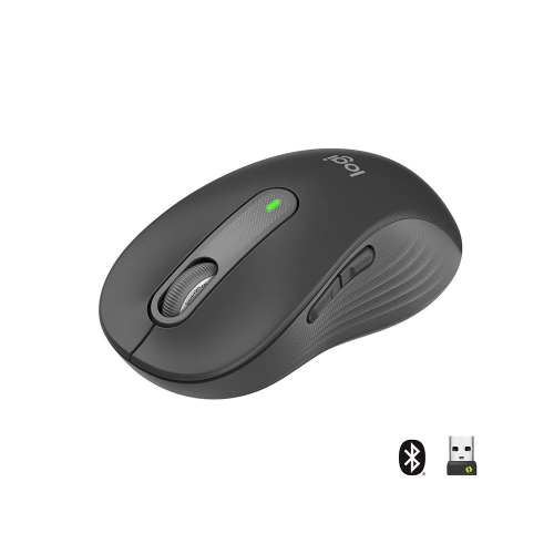 LOGITECH 910-006236, M650 L Signature, Siyah, Sağ El, USB Nano 2,4G Kablosuz,4000dpi, Optik, 5 Tuşlu, 24ay Pil Ömrü, Sessiz Mouse