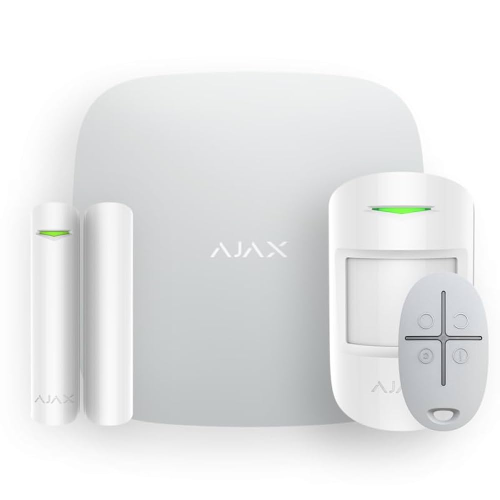 AJAX  StarterKit Plus, Kablosuz, Alarm Kiti, BEYAZ
