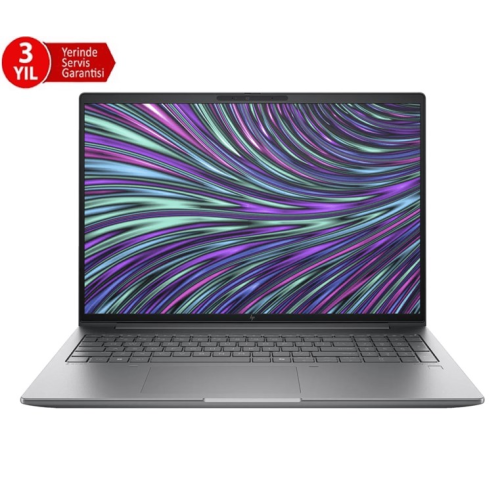 HP B30HNES, ZBook X 16 G1i, Ultra 7-265H 16" WUXGA IPS, 32Gb DDR5 Ram, 1Tb SSD, 8Gb Nvidia RTX PRO 2000 ADA Ekran Kartı, Windows11 Pro, Notebook İş İstasyonu (3 Yıl Yerinde Servis)