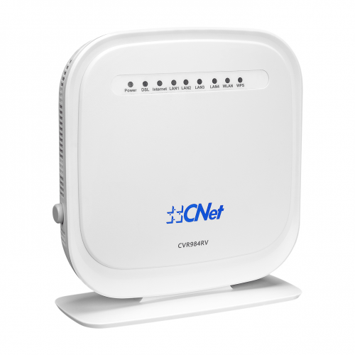 CNET CVR984RV, 4 Port, 2.4Ghz Wifi, 300Mbps, 2x3dBi Dahili Anten, VDSL2, ADSL2+ MODEM