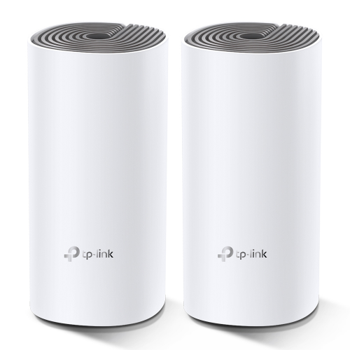 TP-LINK DECO-E4, AC1200, İkili Mesh, 1200Mbps, Dual Band, 2Port Megabit Lan, 260m2 kapsama Alanı, Router, Geniş Alan İnternet Ağı Sağlayıcısı