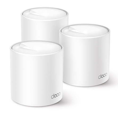 TP-LINK DECO-X50, AX3000, Üçlü Mesh, 3000Mbps, Dual Band, WiFi6, 3Port Gigabit Lan, 600m2 kapsama Alanı, Router, Geniş Alan İnternet Ağı Sağlayıcısı