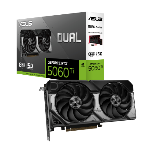 ASUS DUAL-RTX5060TI-8G, 8Gb, 128Bit, GDDR7, 1xHDMI, 3xDP GAMING Ekran Kartı