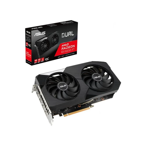 ASUS DUAL-RX6650XT-O8G, 8Gb, 128Bit, GDDR6, 1xHDMI, 3xDP, GAMING Ekran Kartı