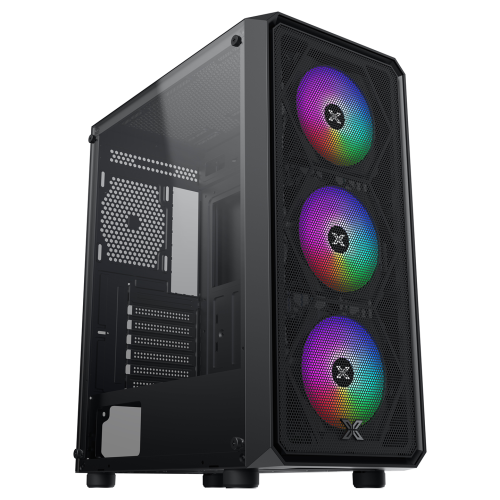 Xigmatek EN46476, Duo X ODIN II, 650W, Mesh Panel, Tempered Glass, RGB, ATX GAMING KASA
