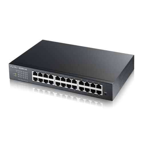 ZyXEL GS1900-24E, 24 Port, GigaBit, Yönetilebilir, Sessiz, Masaüstü Switch
