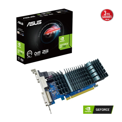 ASUS GT710-SL-2GD3-BRK-EVO 2Gb DDR3 64Bit  1xD-SUB 1xHDMI 1xDVI