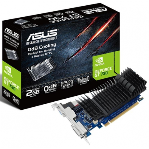 ASUS GT730-SL-2GD5-BRK, 2Gb, GDDR5, 64Bit, 1xD-Sub, 1xDVI, 1xHDMI Ekran Kartı