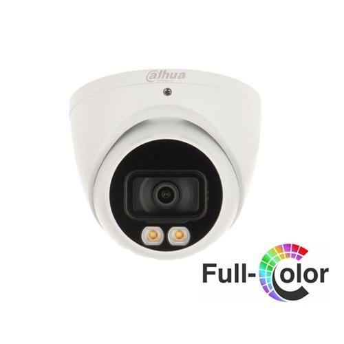 DAHUA HAC-HDW1209TQP-A-LED-0280B 2Mpix 40 Mt Gece Gör., 2,8mm Lens, Full Color,Dahili Mikrofon, 4 IN 1, Dome Kamera