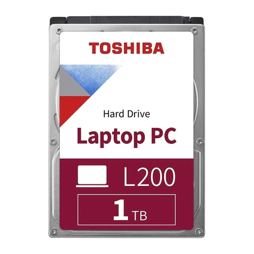 TOSHIBA L200, Notebook HDD, HDWL110UZSVA, 2.5", 1TB, 128Mb, 5400 Rpm, Notebook HDD (Türkiye Distribütörü Garantili)