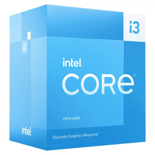 INTEL i3-13100F 4 Core, 3.40Ghz, 12Mb, 58W, LGA1700, 13.Nesil, BOX, (Grafik Kart YOK, Fan VAR)