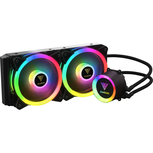 GAMDIAS CHIONE M2-240 Lite, 240mm, ARGB, 2 Fanlı, CPU Sıvı Soğutma
