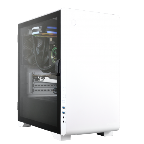 GAMDIAS MARS E2, 500W, Tempered Glass, White Edition, Micro ATX GAMING KASA